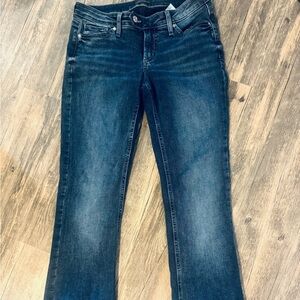 Silver Jeans Dark Blue Boot Cut Women's Jeans
